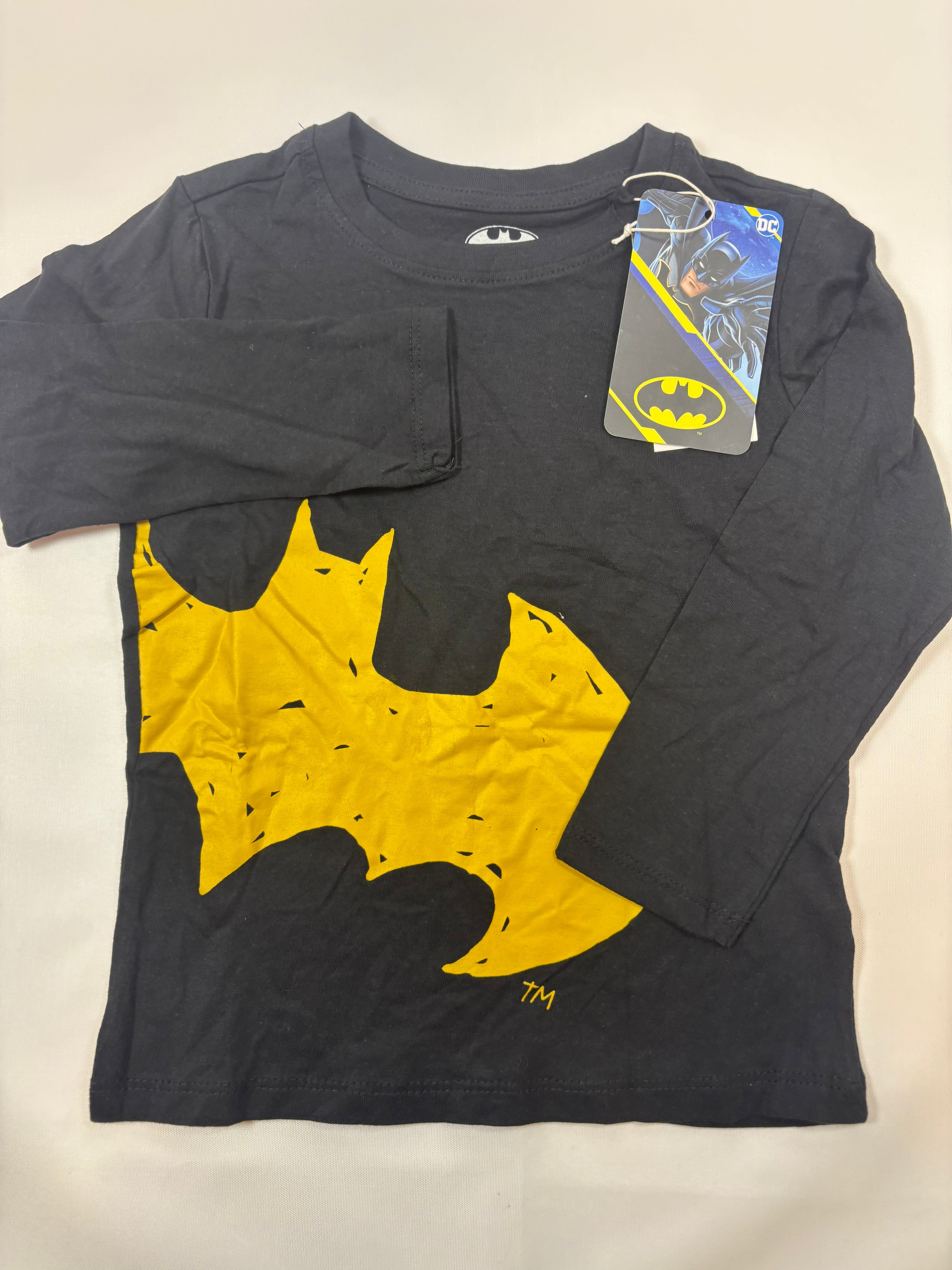 T-shirt Manches Longues Batman Neuf – Sinsay | Taille 104 Garçon