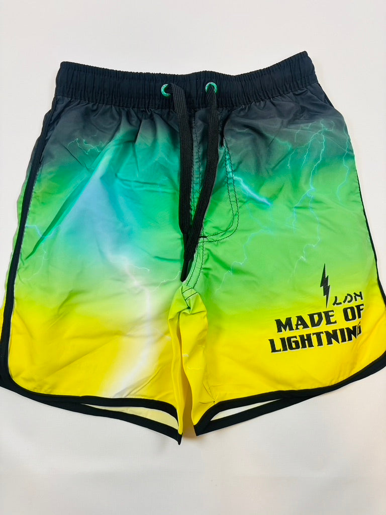Maillot de bain jaune et vert uni garçon 128 - Losan