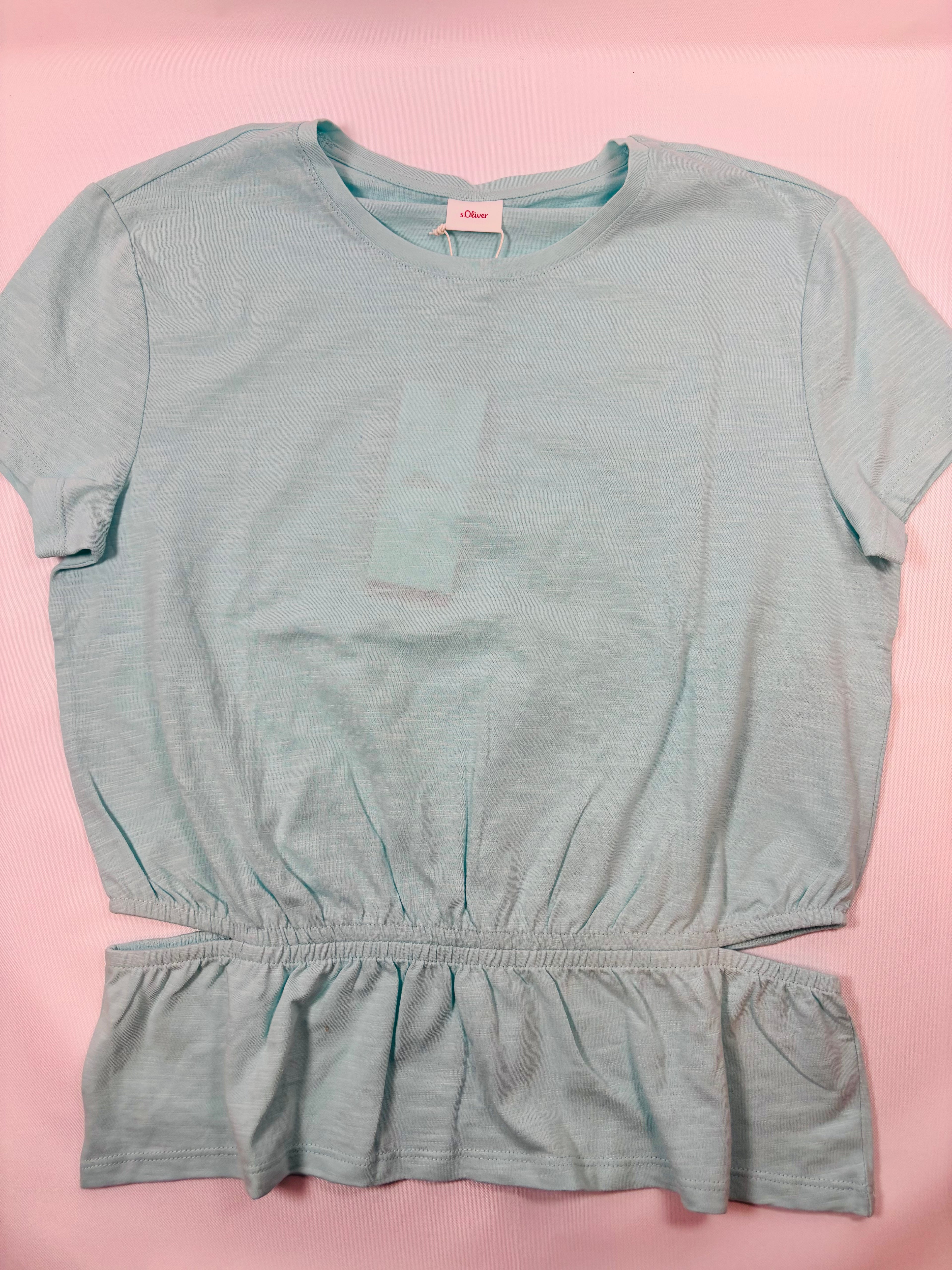 T-shirt Bleu Clair Neuf – S.Oliver | Taille 176 Fille