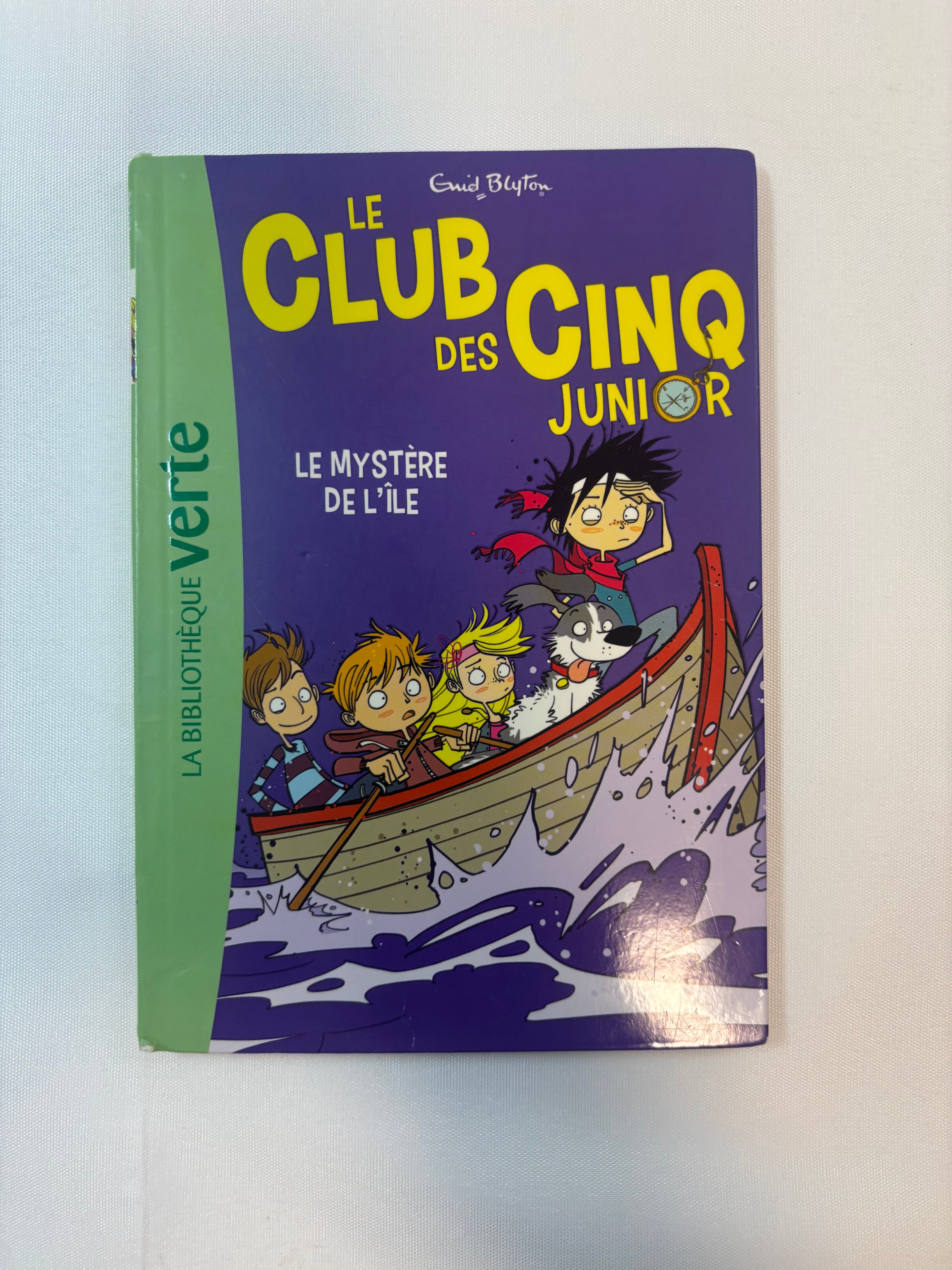Le Club des Cinq et les mystères de l'île – Bibliothèque Verte
