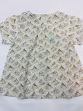 T-shirt beige et brun uni – Obaibi – Fille taille 98