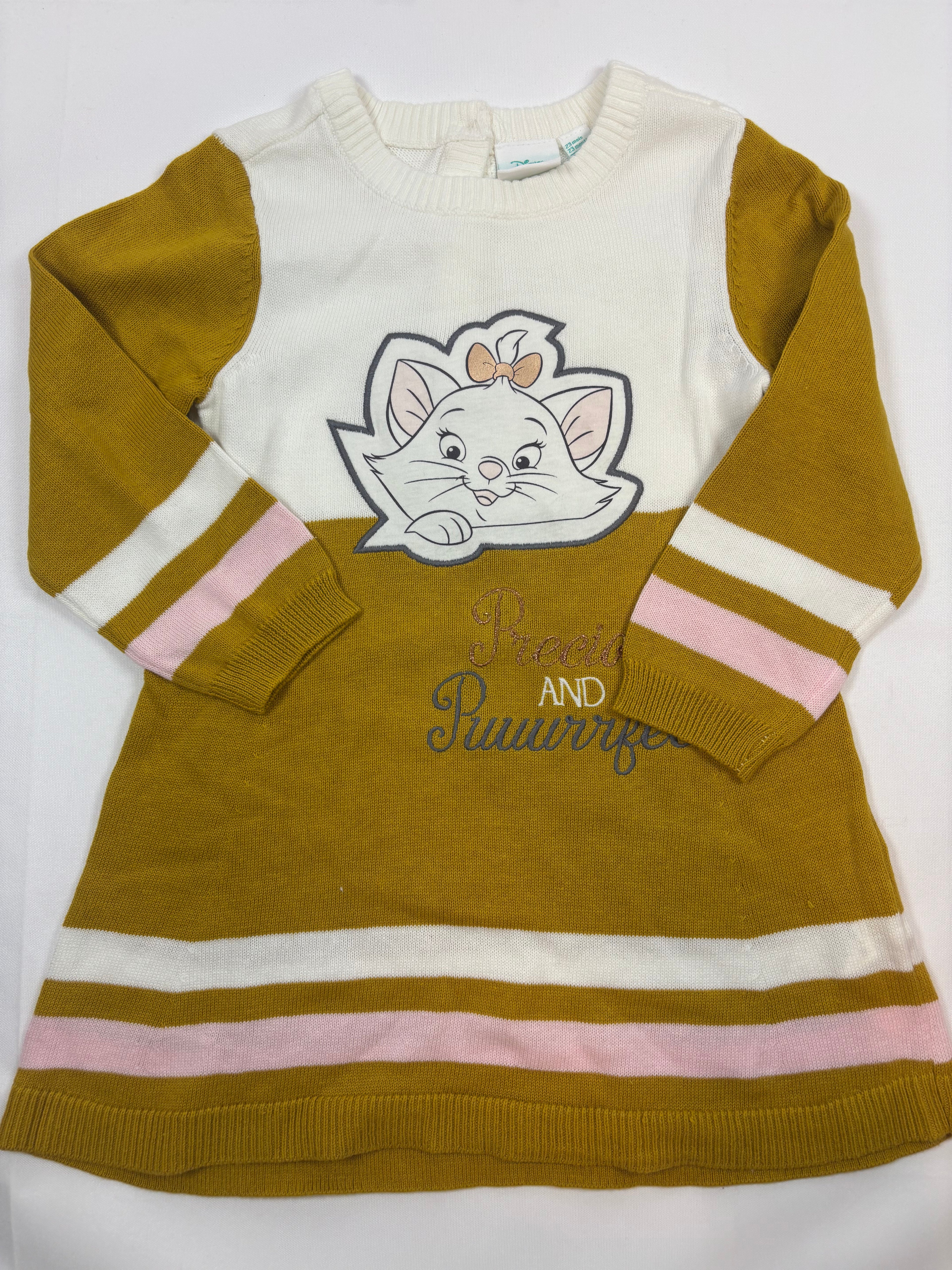 Robe blanche motif Marie (Aristochats) – Orchestra – Fille 86