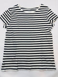 T-shirt rayé blanc et noir - Kiabi - 140