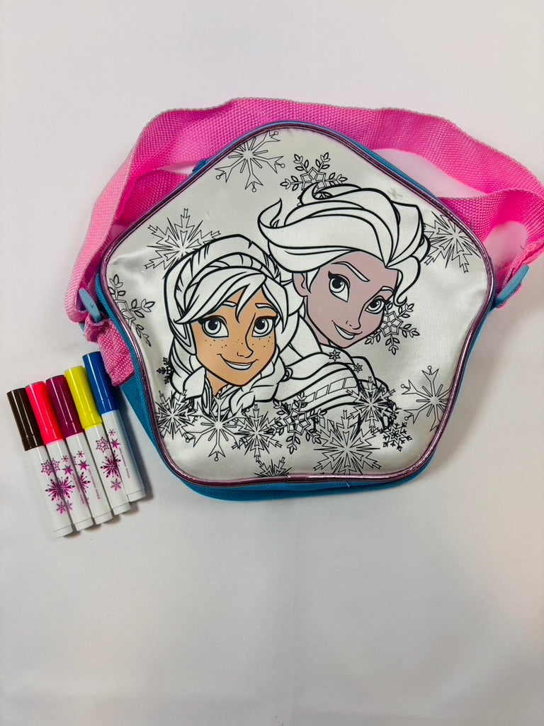 Sac bandoulière coloriage La Reine des Neiges fille – Disney