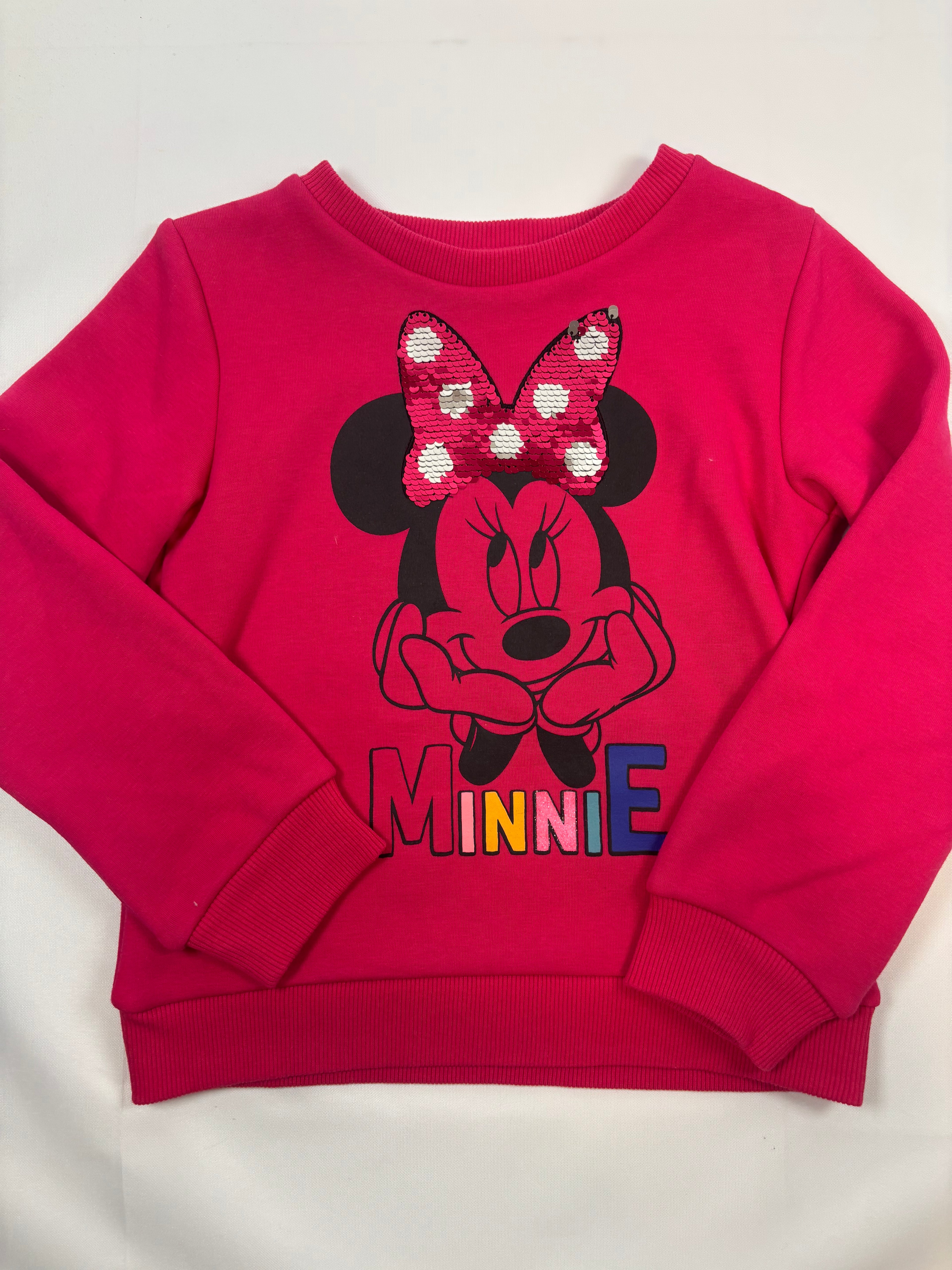 Pull rose motif Minnie – Disney – Fille 116