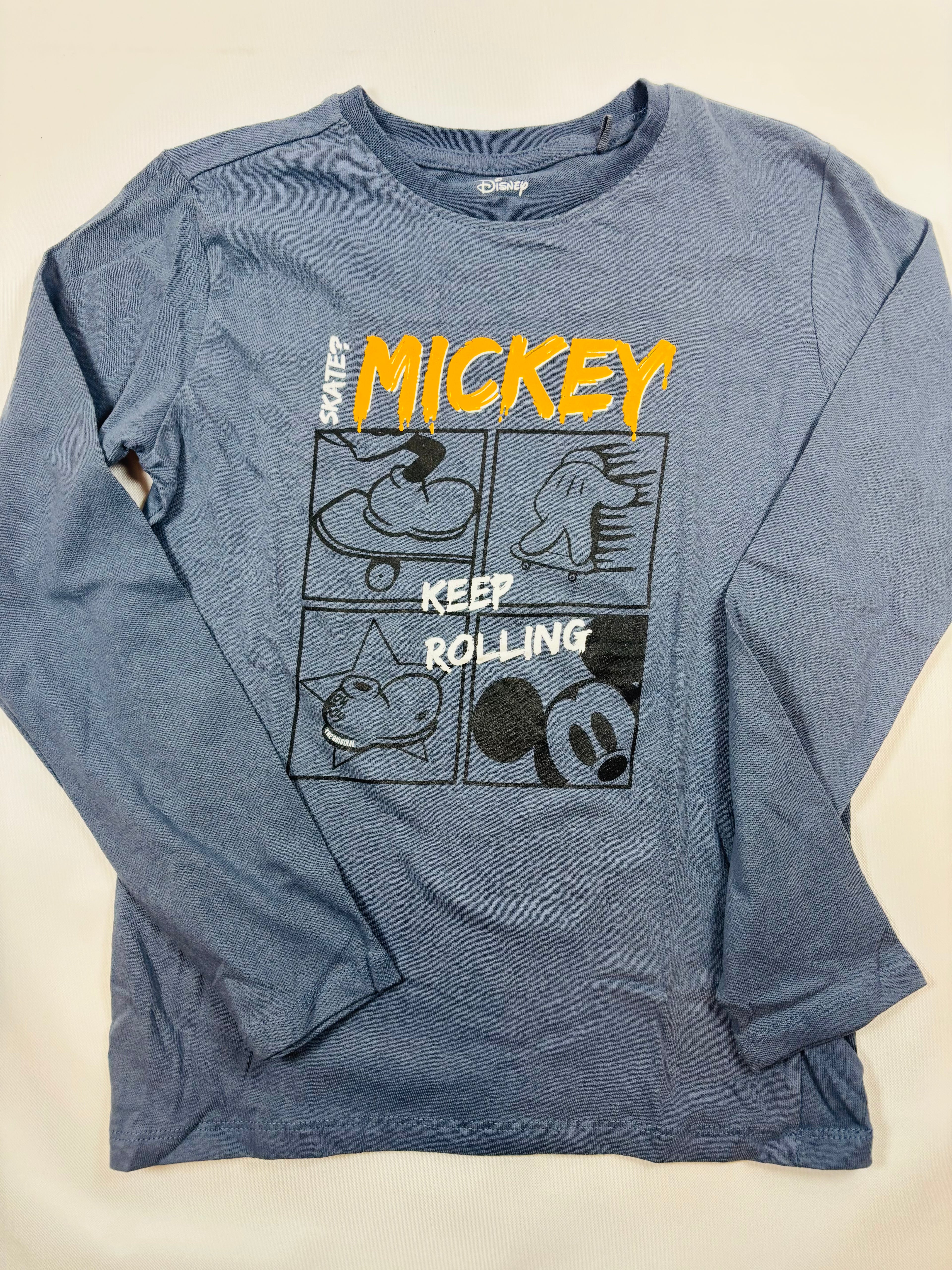 T-shirt manches longues Mickey Sinsay — Garçon taille 134