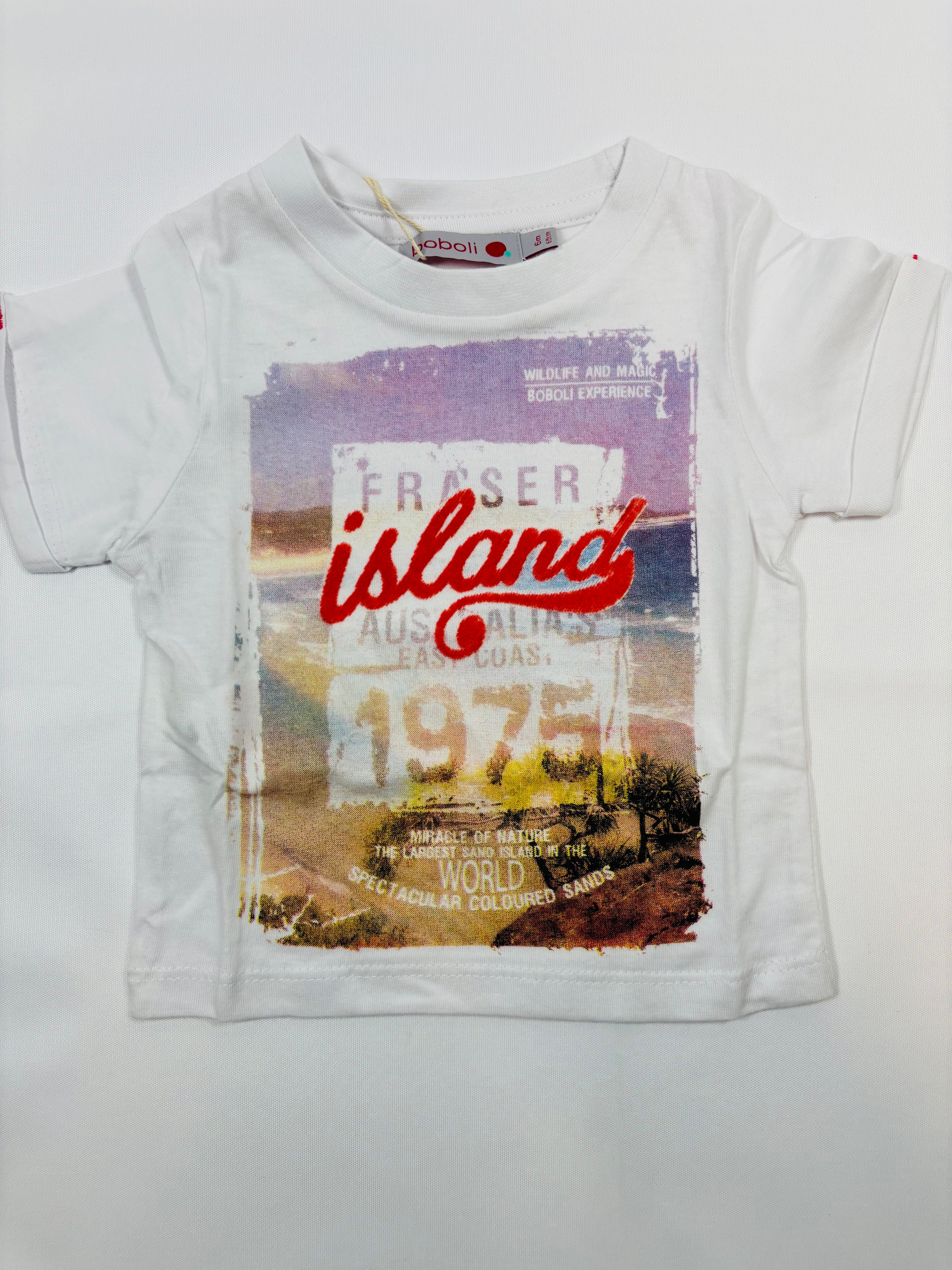 T-shirt à motif garçon Boboli – Taille 68 (neuf)