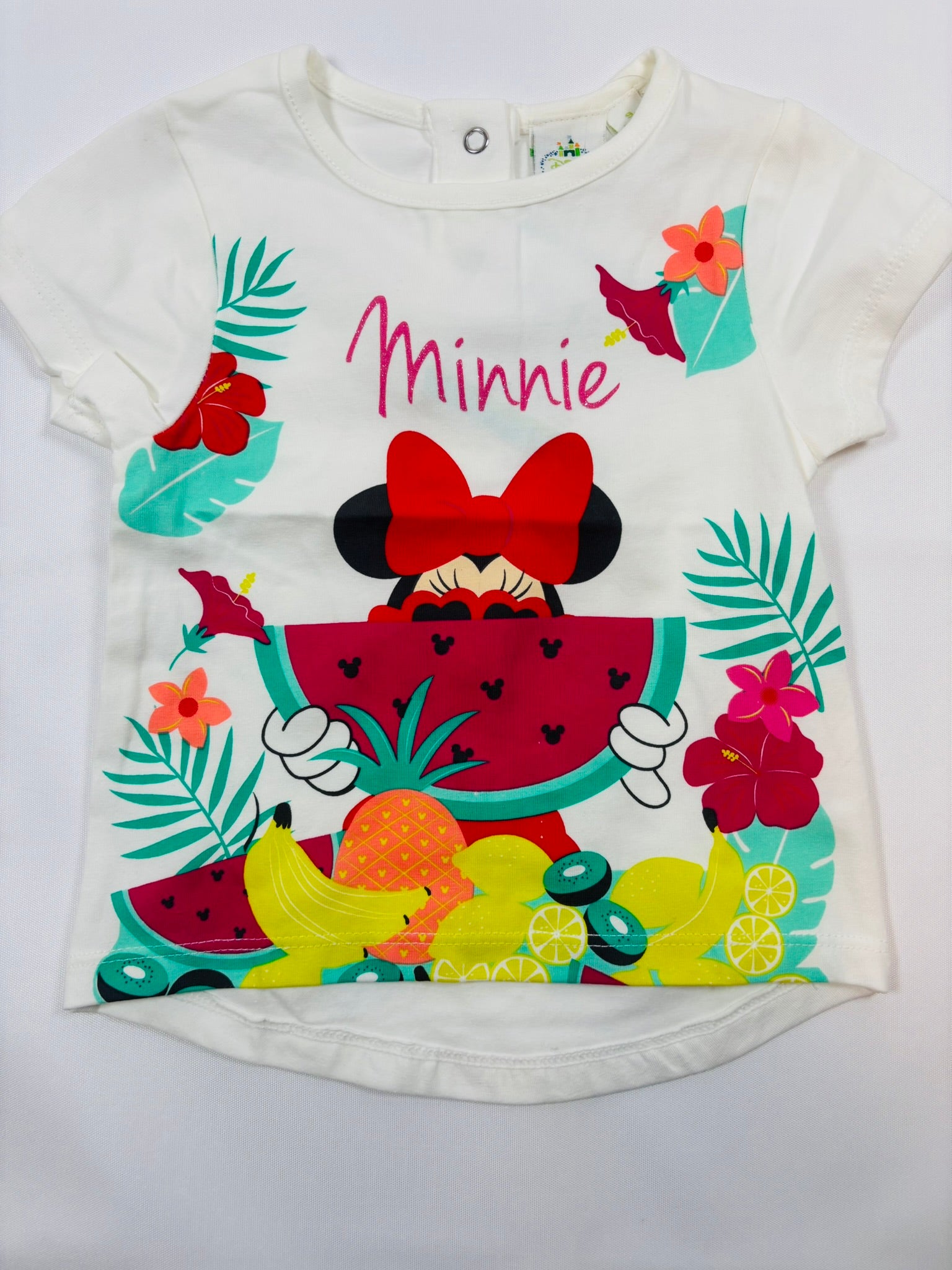T-shirt manches courtes Minnie Orchestra – Fille 71 (9M)