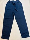 Pantalon fin bleu uni – Fille – 128