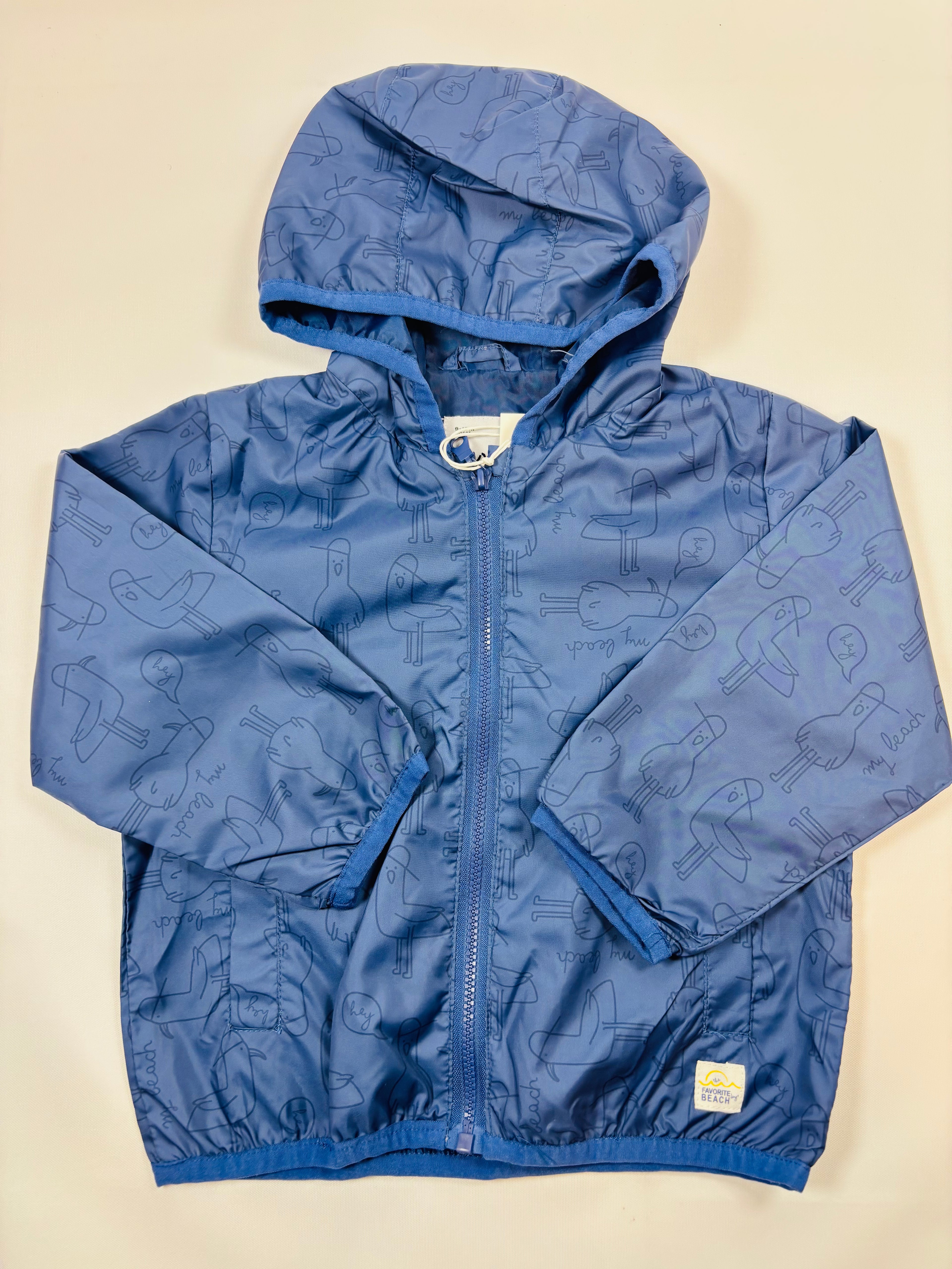 Veste légère bleue garçon Losan – Taille 80 (neuve)