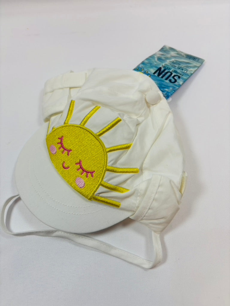 Casquette blanche fille 86