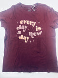 T-shirt bordeaux Sinsay – Fille taille 146