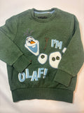 Pull vert motif Olaf – C&A – Garçon 122