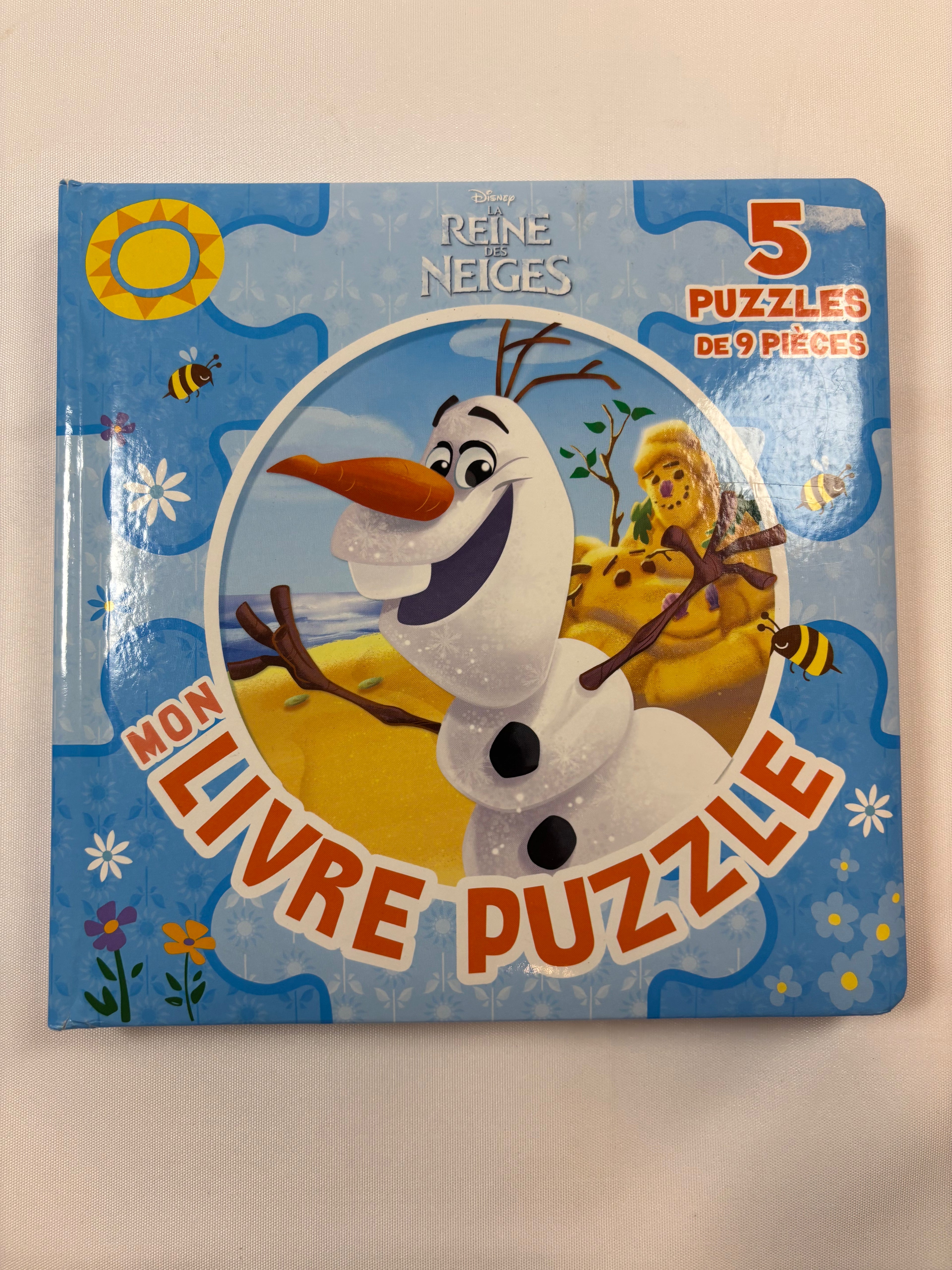Livre Puzzle La Reine des Neiges - Disney