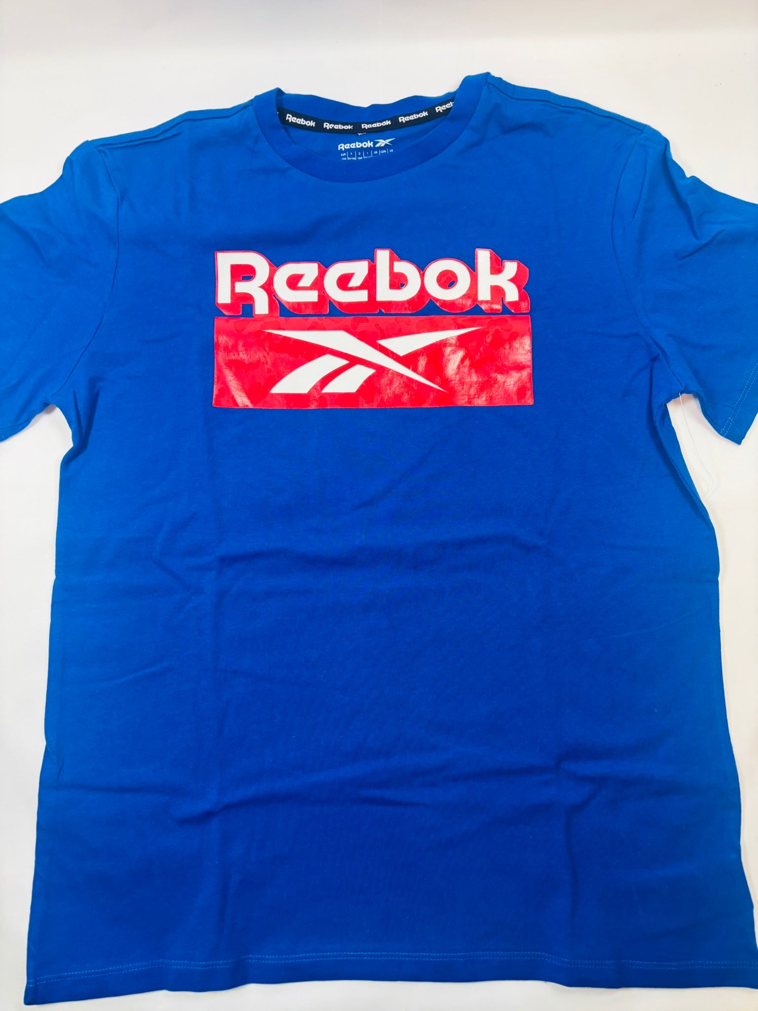 T-shirt garçon bleu et rouge 164 - Reebok