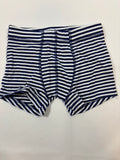 Boxer rayé blanc et bleu Migros – garçon, 110-116