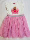 Robe Barbie blanche et rose C&A – Fille
