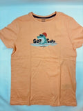 T-shirt orange motif crocodile garçon – taille 146/152