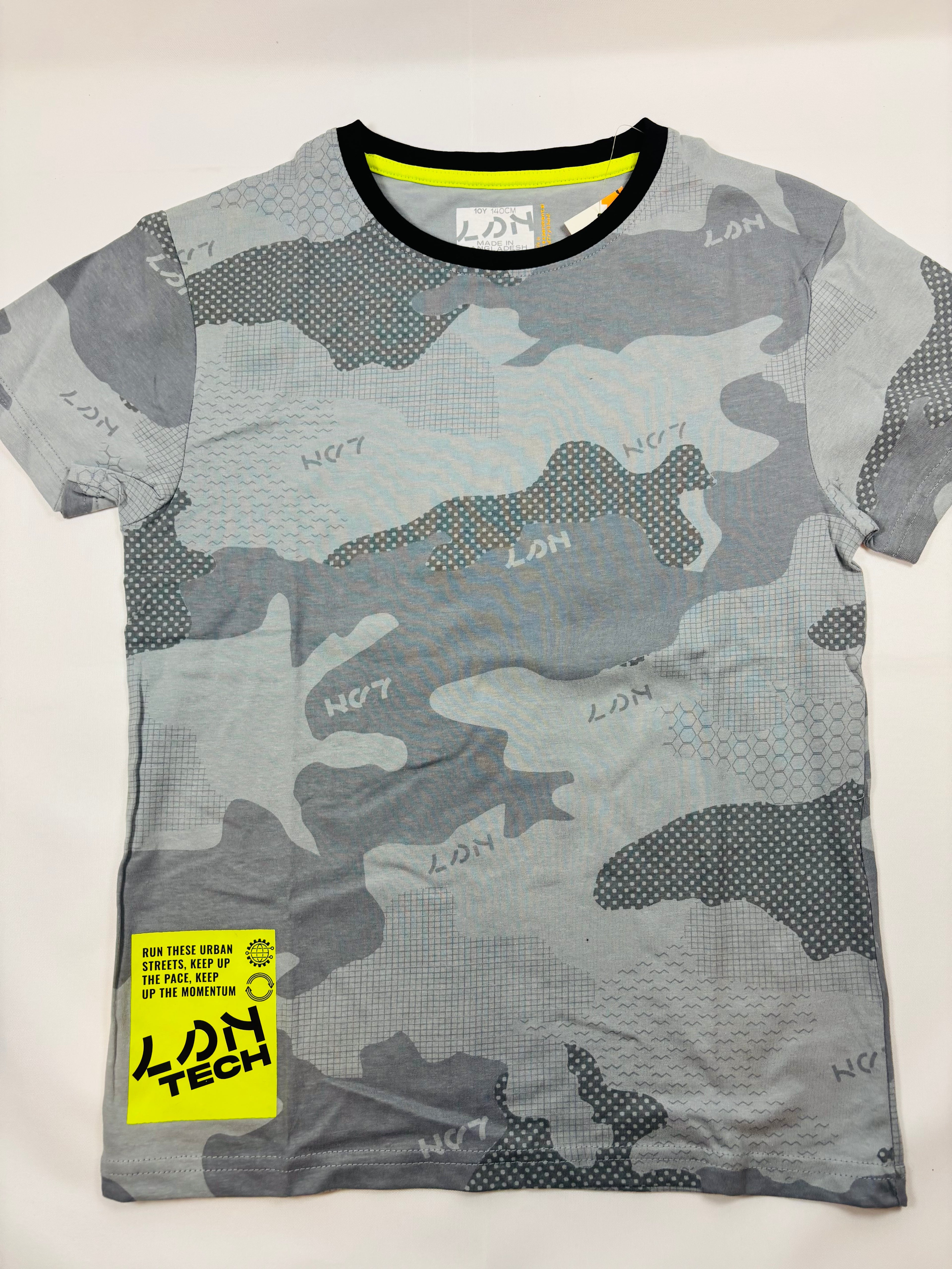 T-shirt gris garçon Losan – Taille 176 (neuf)