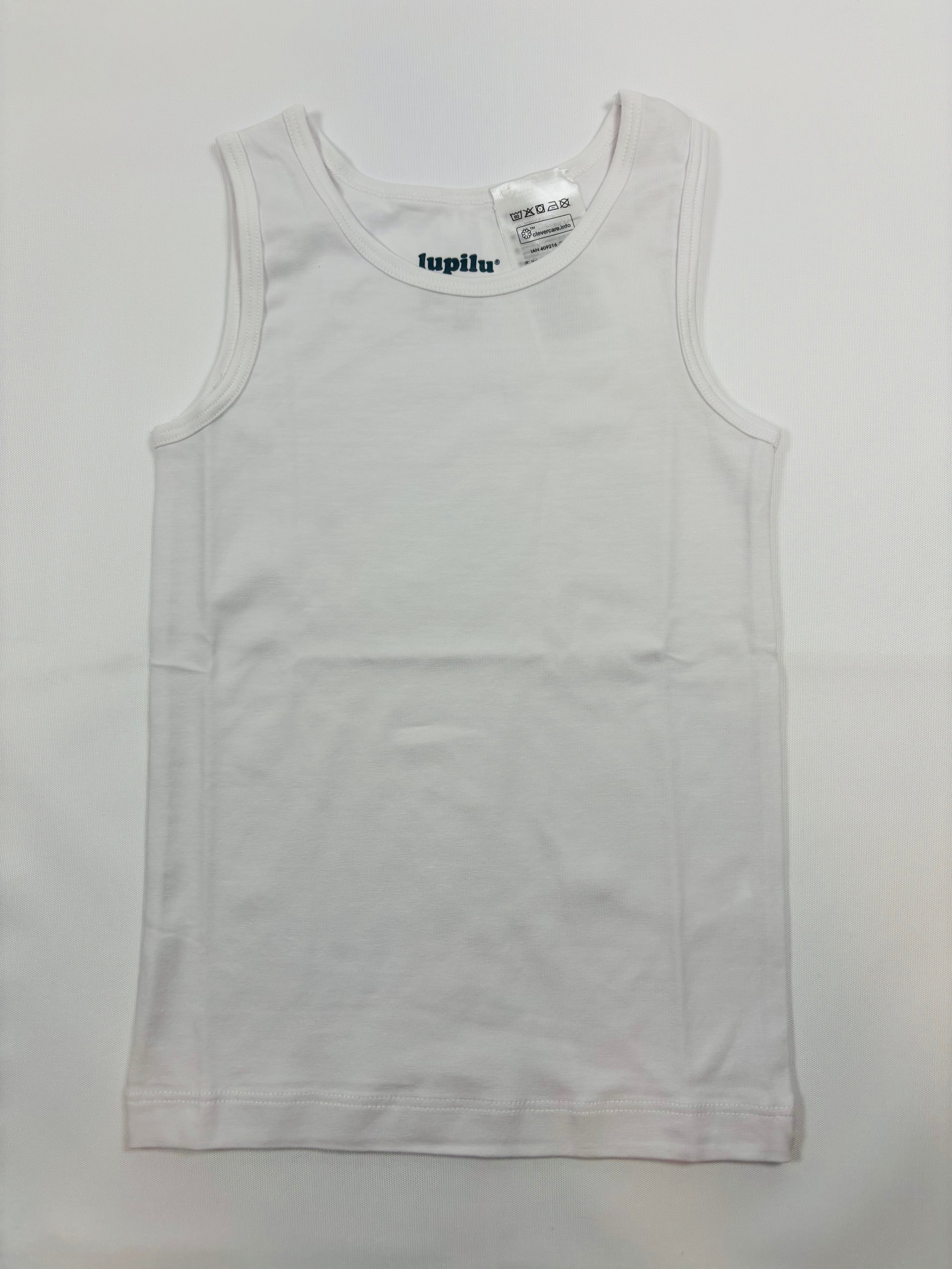 Débardeur blanc Lupilu – Unisexe taille 98-104