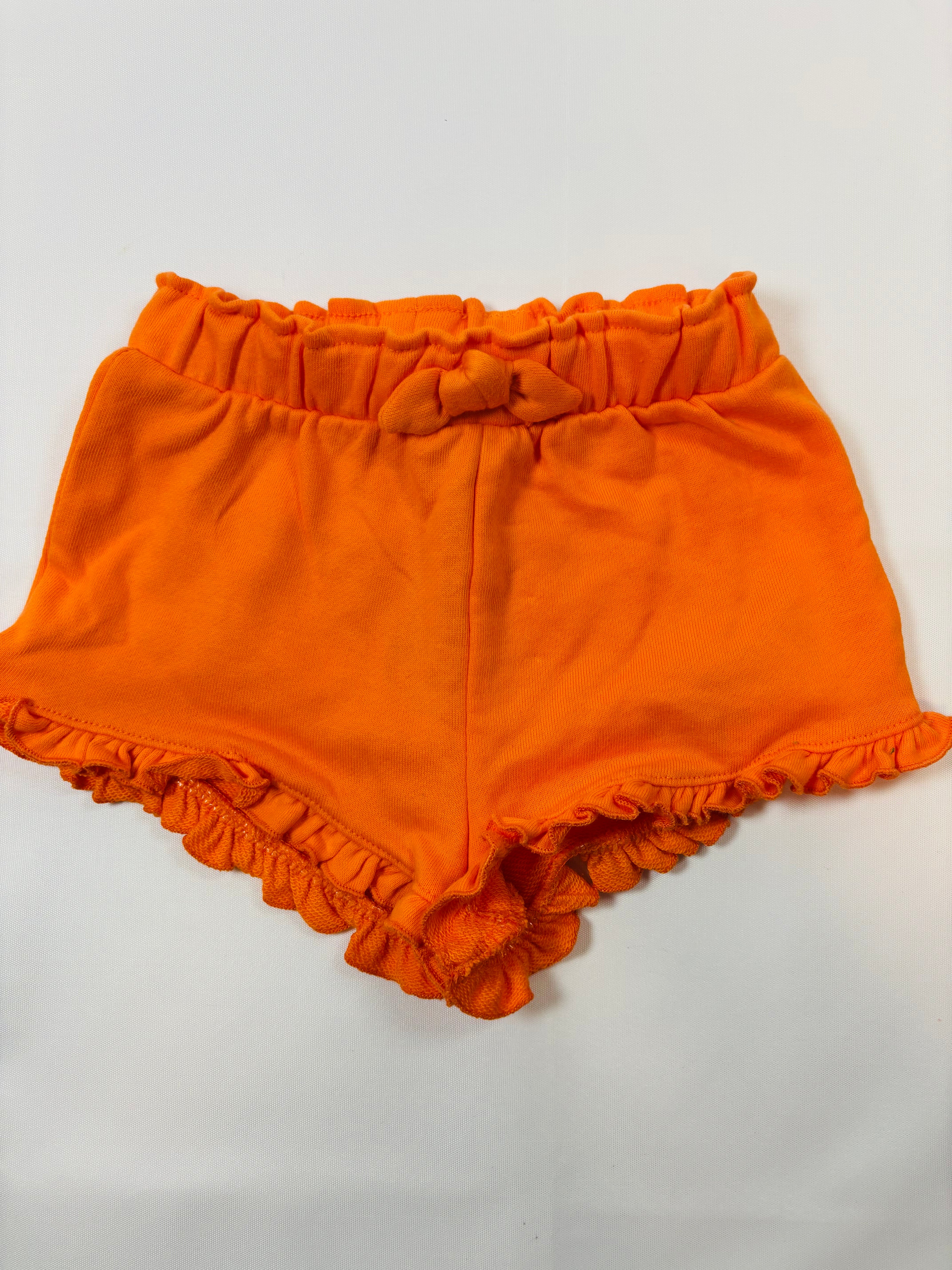 Short orange fille (taille 86)