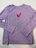 Sweat-shirt violet motif cœur OVS – Taille 134