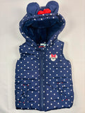 Gilet doudoune bleu motif Minnie Orchestra – fille, 68