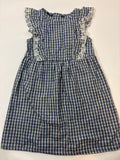 Robe bleue et blanche Kiabi fille – Taille 98/104