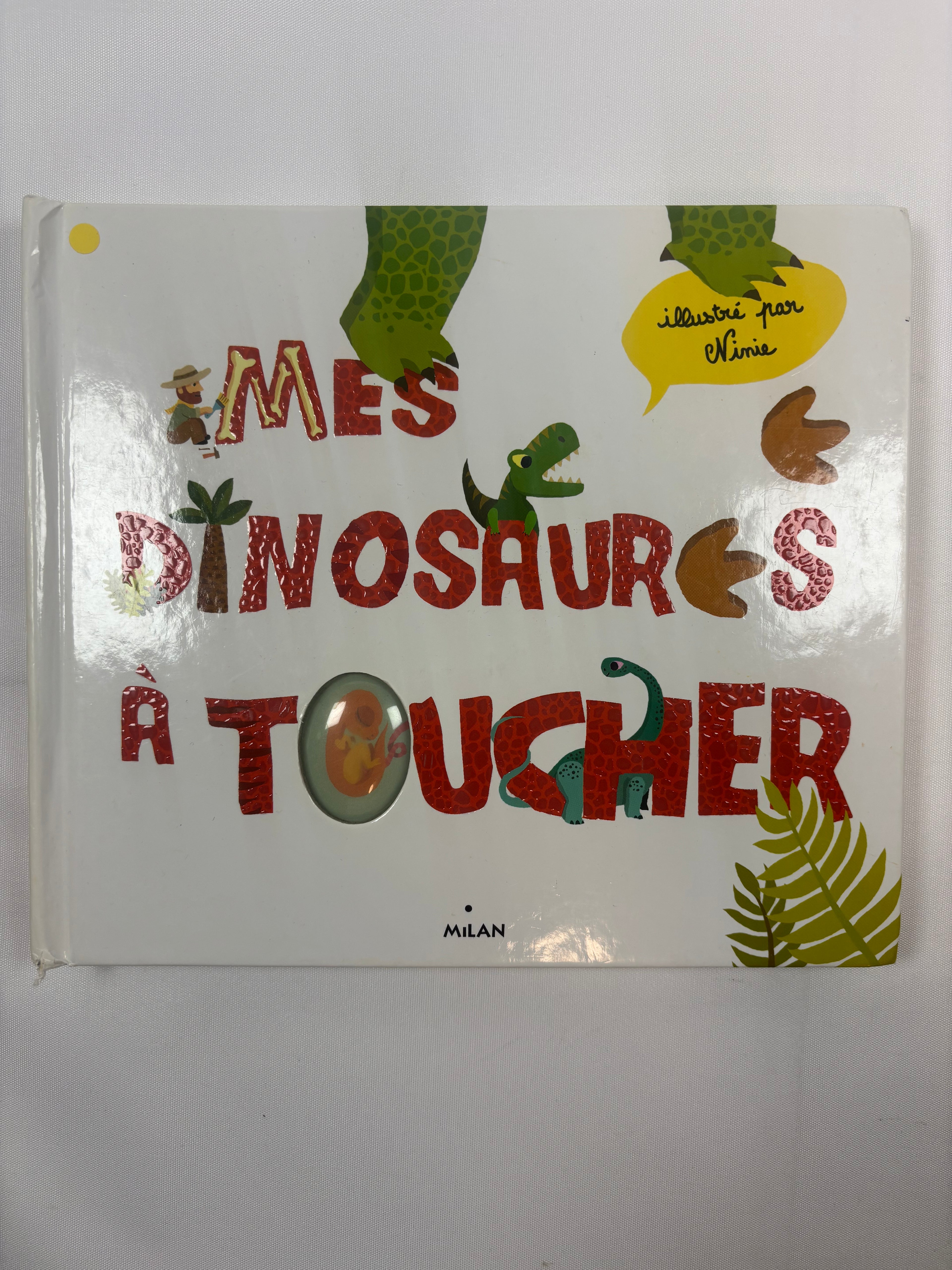 Livre « Mes dinosaures à toucher » – Milan