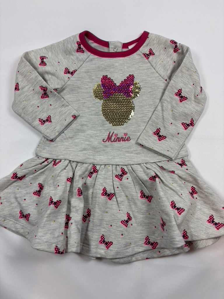 Robe grise motif Minnie fille – Orchestra – Taille 71