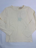 Sweat-shirt beige Smile – fille, 98–104