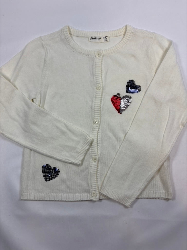 Jaquette blanche unie fille – Orchestra – Taille 110