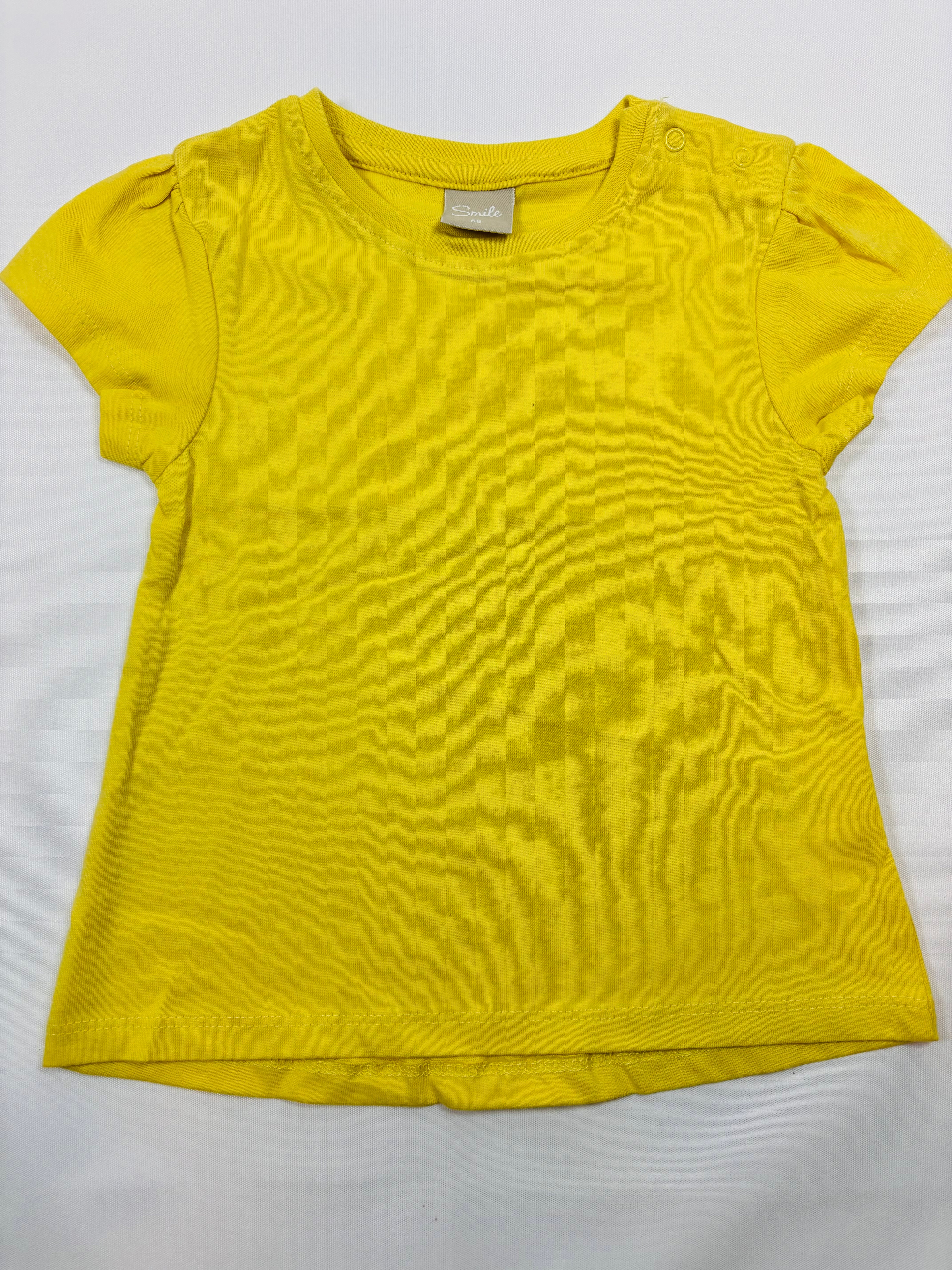 T-shirt jaune bébé fille Migros – Taille 68