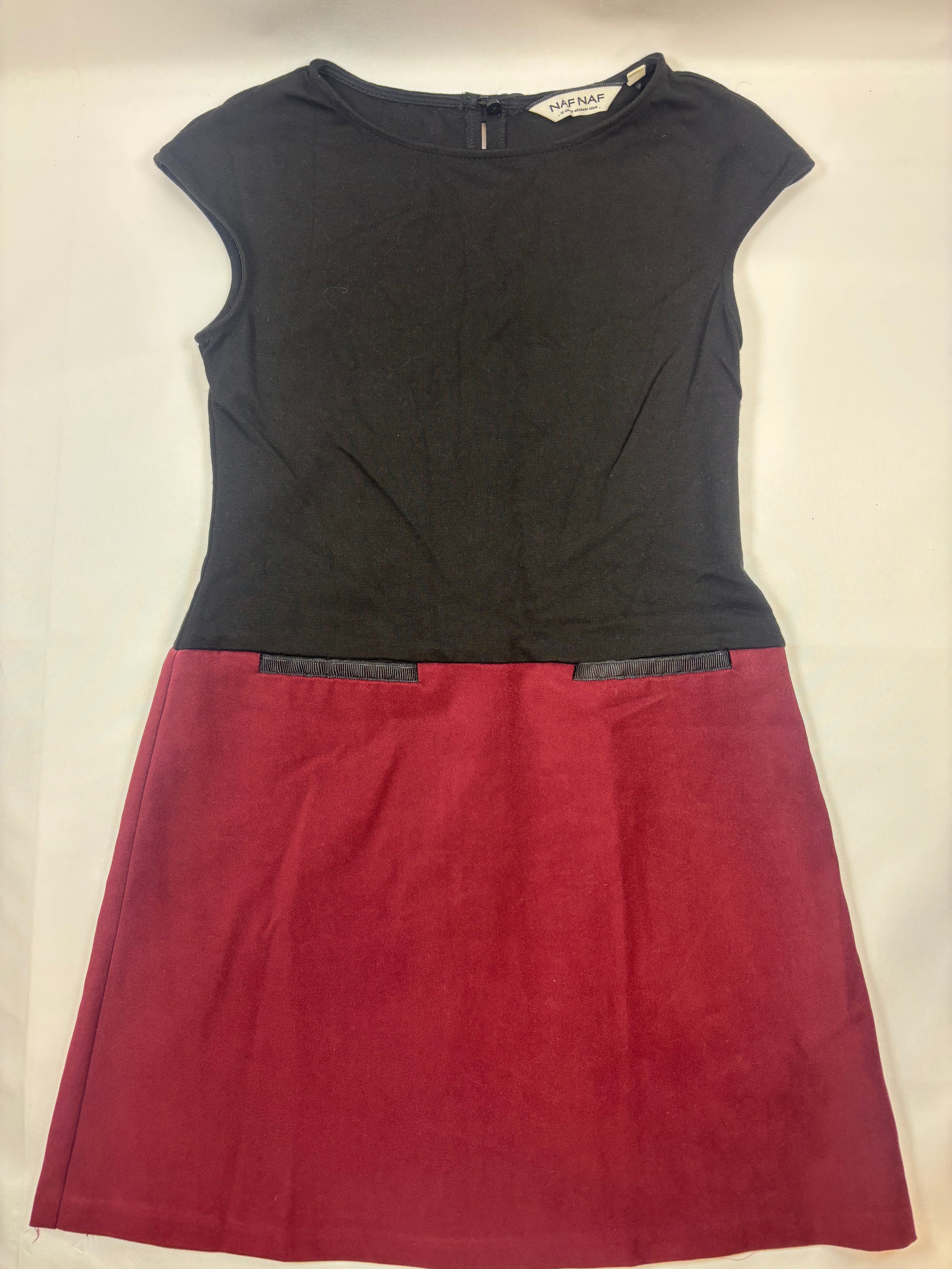 Robe rouge et noir – Naf Naf – Fille 140