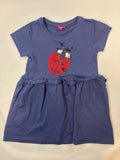 Robe bleue motif coccinelle fille – taille 92