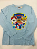 T-shirt manches longues bleu clair motif Pat Patrouille garçon 128 - Paw Patrol