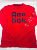 T-shirt manches longues Reebok – Garçon 164 rouge