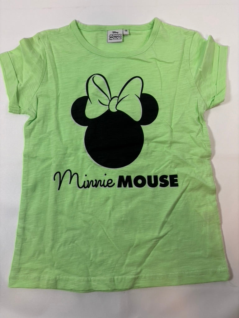 T-shirt vert motif Minnie Mouse fille – taille 128