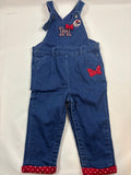 Salopette en jeans bleu motif Minnie fille – Orchestra – Taille 86