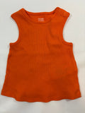 Débardeur orange uni – Fille – 74