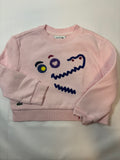 Pull rose motif crocodile – Lacoste – Fille 104