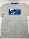 T-shirt garçon gris logo blanc 176 - Reebok