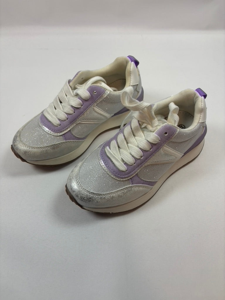 Baskets grises et violettes – 10 Baci – Fille pointure 32