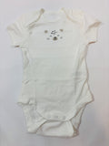 Body blanc motif léopard – Unisexe – 68