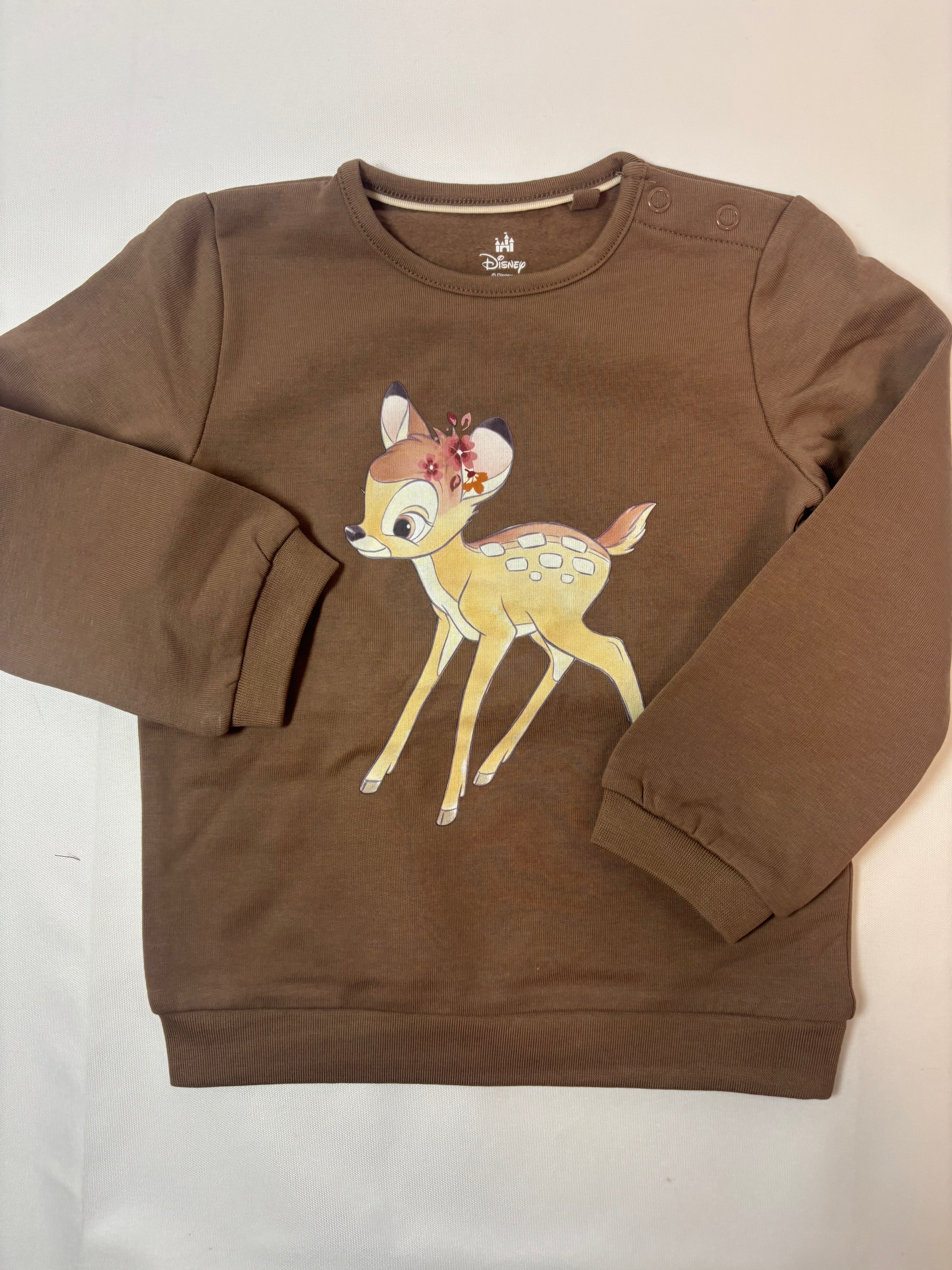 Pull brun motif Bambi C&A – Taille 86 fille