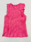 Débardeur rose uni – Fille – 68