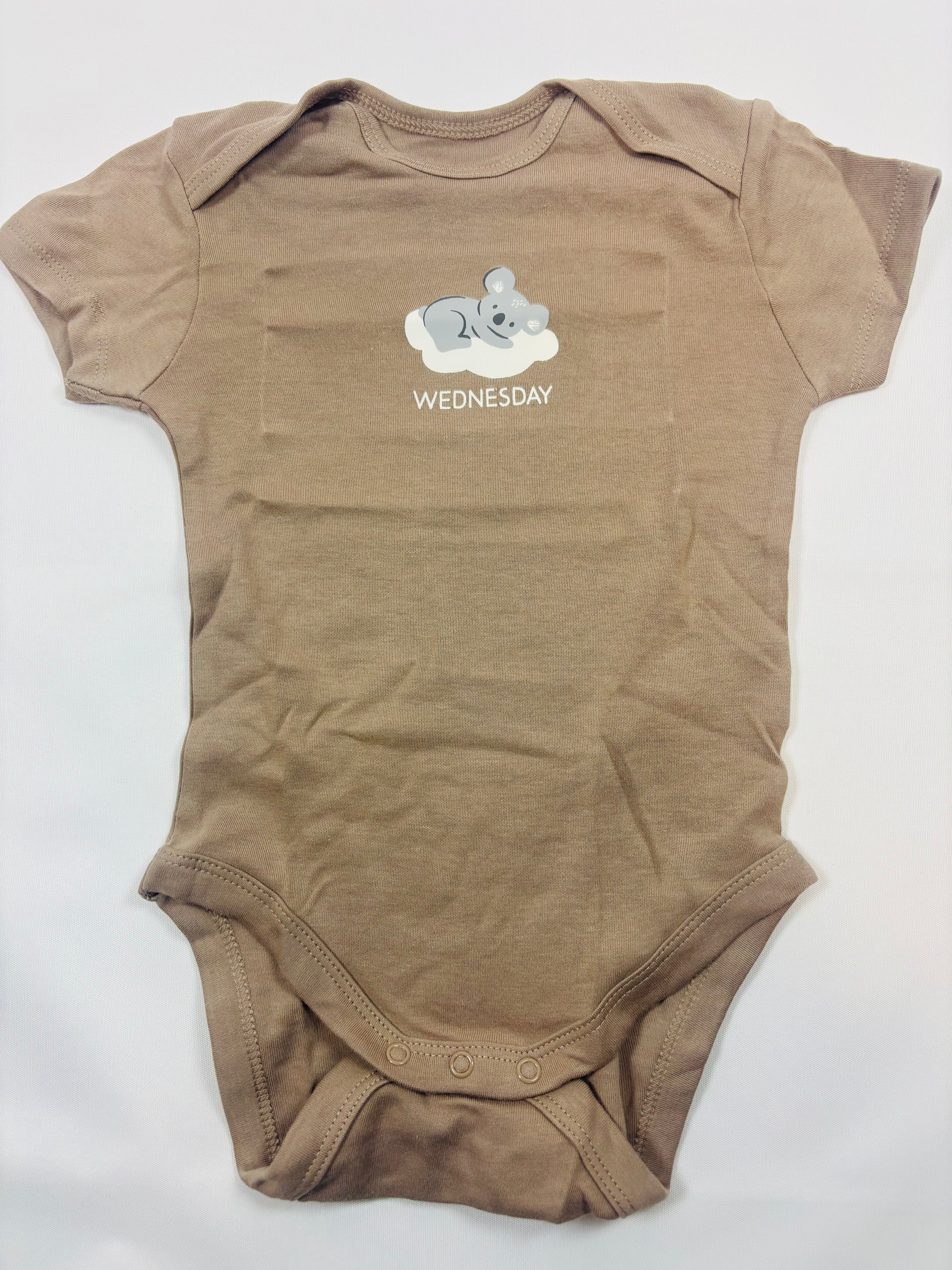Body manches courtes brun motif koala – C&A – Unisexe taille 86