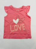 T-shirt rose Lupilu — Fille taille 62/68