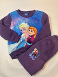 Ensemble violet La Reine des Neiges Disney – Taille 104 fille