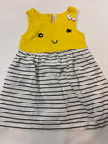 Robe rayée blanc et noir fille – taille 86